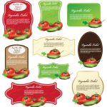 Vegetable Photo Labels